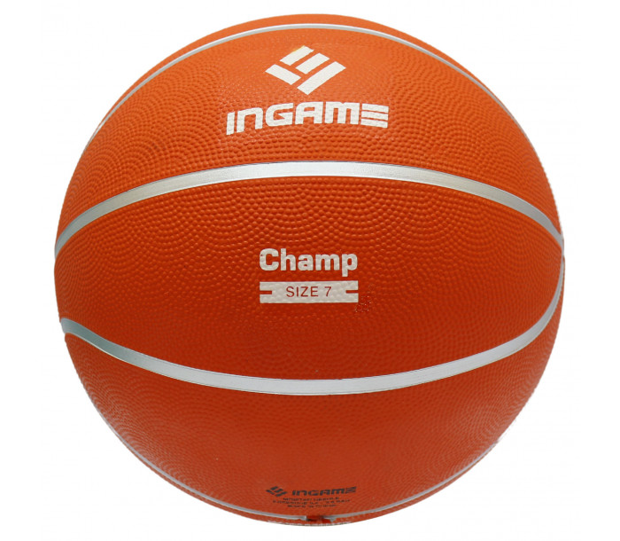 Мяч баскетбольный "Ingame Champ" №7 оранжевый