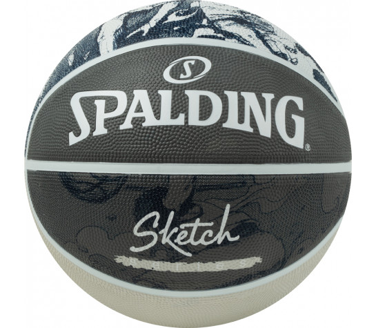Мяч баскетбольный "Spalding" Sketch Jump, 84382z, р.7 Серый image