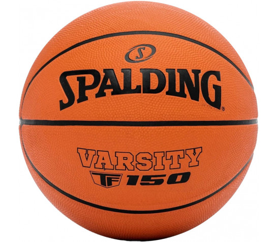 Мяч баскетбольный "SPALDING Varsity TF-150", р.7, резина, коричнево-чёрный Светло-коричневый image