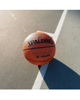 Мяч баскетбольный "SPALDING Varsity TF-150", р.7, резина, коричнево-чёрный Светло-коричневый-фото 2 additional image