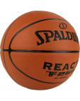 Мяч баскетбольный "SPALDING TF-250 React", р.7, композитная кожа (ПУ), коричнево-чёрный Коричневый-фото 2 additional image