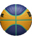 Мяч баскетбольный "WILSON FIBA3x3 Replica", р.5, резина, бутиловая камера, сине-жёлтый Синий-фото 3 additional image