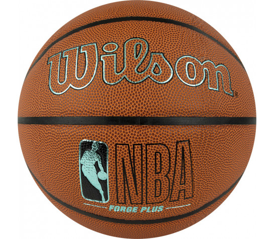 Мяч баскетбольный "WILSON NBA FORGE PLUS ECO BSKT", р.7, PU, бутиловая камера, коричневый Коричневый image