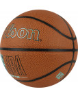 Мяч баскетбольный "WILSON NBA FORGE PLUS ECO BSKT", р.7, PU, бутиловая камера, коричневый Коричневый-фото 3 additional image
