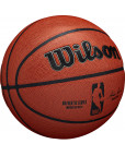 Мяч баскетбольный "WILSON NBA Authentic", р.7, PU, бутиловая камера, коричневый Коричневый-фото 2 additional image