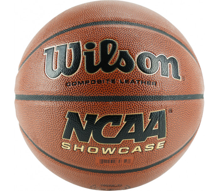 Мяч баскетбольный "WILSON NCAA Showcase", р.7, композит, бутиловая камера, коричнево-чёрный-фото 2 hover image