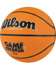 Мяч баскетбольный "WILSON GAMBREAKER BSKT OR", р.5, резина, бутиловая камера, оранжево-чёрный Оранжевый-фото 2 additional image