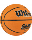 Мяч баскетбольный "WILSON GAMBREAKER BSKT OR", р.5, резина, бутиловая камера, оранжево-чёрный Оранжевый-фото 3 additional image