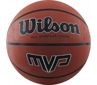 Мяч баскетбольный "WILSON MVP", р.7, резина, бутиловая камера, коричневый