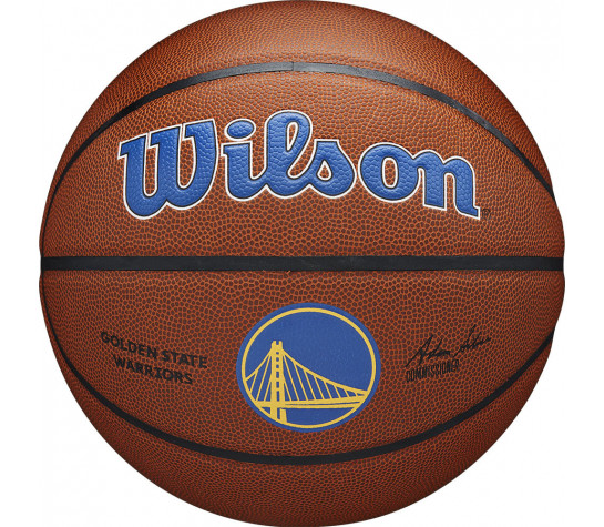 Мяч баскетбольный WILSON NBA Golden State Warriors р.7 Коричневый image