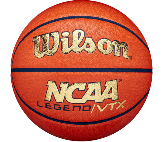 Мяч баскетбольный "WILSON NCAA Legend", р.7, композит, бутиловая камера, оранжево-золотой Оранжевый image
