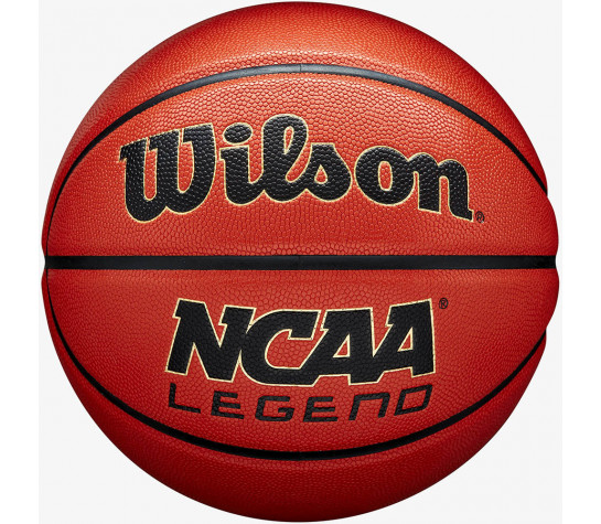 Мяч баскетбольный "WILSON NCAA LEGEND", р.5, композит, бутиловая камера, оранжево-чёрный Коричневый image