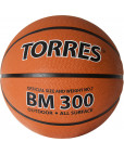 Мяч баскетбольный "TORRES BM300" р.7 Коричневый-фото 2 additional image