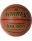 Мяч баскетбольный "TORRES BM900", р.6, ПУ-композит, нейлоновый корд, бутиловая камера, тёмно-оранжево-чёрный Коричневый-фото 2 additional image