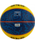 Мяч баскетбольный "TORRES 3х3 Outdoor", р. 6, 8 панелей, ПУ, бутиловая камера, нейловый корд, жёлто-синий Жёлтый-фото 5 additional image