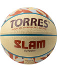 Мяч баскетбольный. "TORRES Slam" р.5 Бежевый-фото 4 additional image