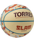 Мяч баскетбольный. "TORRES Slam" р.7 Бежевый-фото 2 additional image