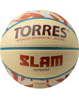 Мяч баскетбольный. "TORRES Slam" р.7 Бежевый-фото 4 additional image