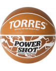 Мяч баскетбольный "TORRES Power Shot" р.7 Оранжевый-фото 3 additional image