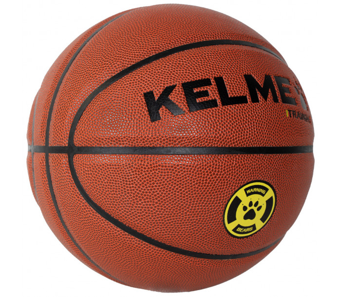 Мяч баскетбольный "KELME Training", р.7, 8 панелей, ПУ, бутиловая камера, коричневый-фото 2 hover image