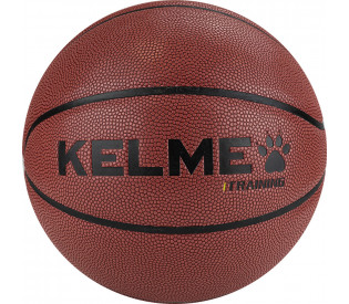 Мяч баскетбольный "KELME Hygroscopic", р. 7, 8 панелей, ПУ, бут.кам., коричнево-черный