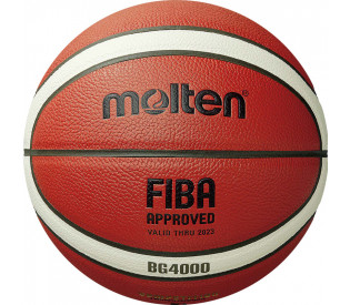 Мяч баскетбольный MOLTEN B7G4000X р.7, FIBA Appr, 12п, композит. кожа (ПУ),бутиловая камера, нейлоновый корд, коричнево-бежево-чёрный