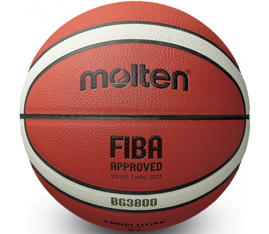 Мяч баскетбольный "MOLTEN B7G3800" р.7 Коричневый image