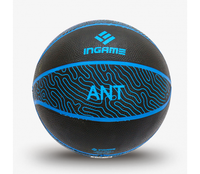 Мяч баскетбольный "Ingame ANT" p.7 чёрно-синий