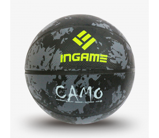 Мяч баскетбольный "Ingame Camo" p.7 серый Серый image
