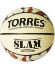 Мяч баскетбольный. "TORRES Slam" р.5 Бежевый-фото 3 additional image