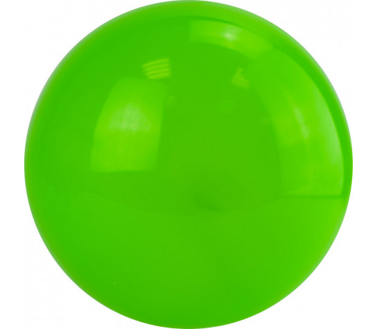 Мяч для художественной гимнастики однотонный d-19см, зелёный Зелёный image