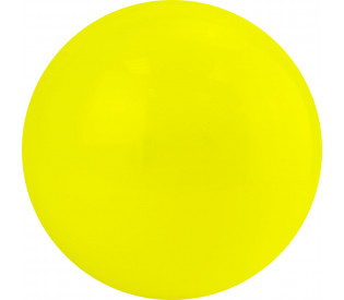 Мяч для художественной гимнастики однотонный d-19см, жёлтый