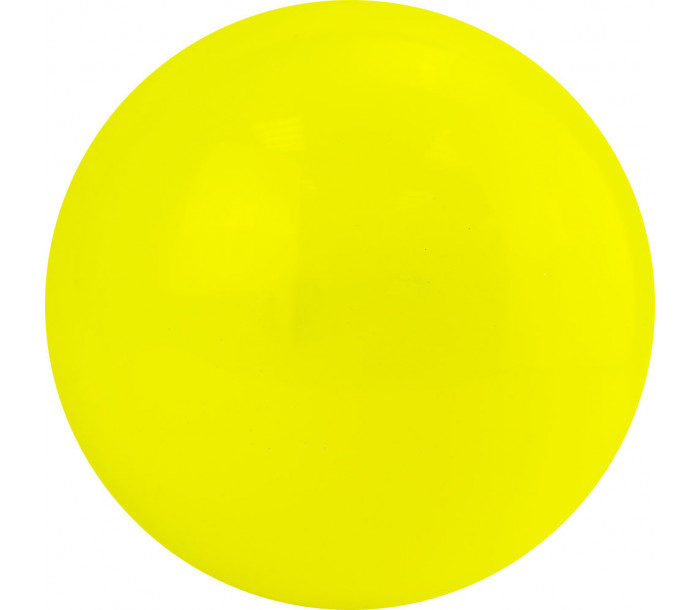 Мяч для художественной гимнастики однотонный d-19см, жёлтый