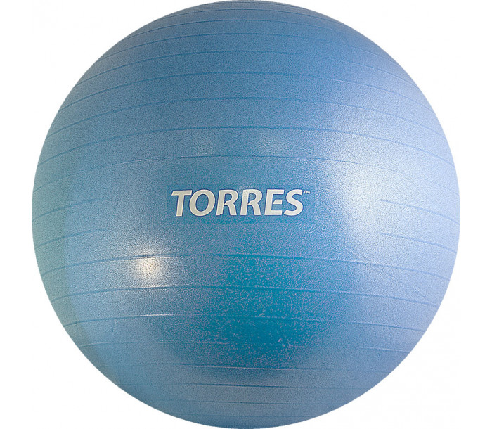 Мяч гимнастический "TORRES" 55 см голубой