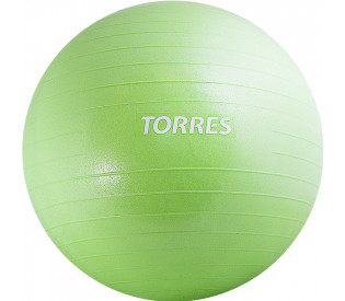 Мяч гимнастический "TORRES" 55 см зелёный