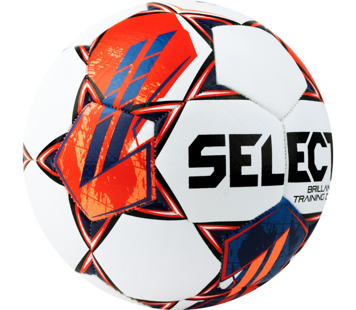 Мяч футбольный "SELECT Brillant Training DB V23", 0865160003, р.5, Basic, 32пан., ПУ, гибридная сшивка, бело-оранжево-синий-фото 2 hover image