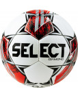 Мяч футбольный "SELECT Diamond V23", р.5, FIFA Basic, 32панел, глянцевый ТПУ, ручная сшивка, бело-красный Белый-фото 2 additional image
