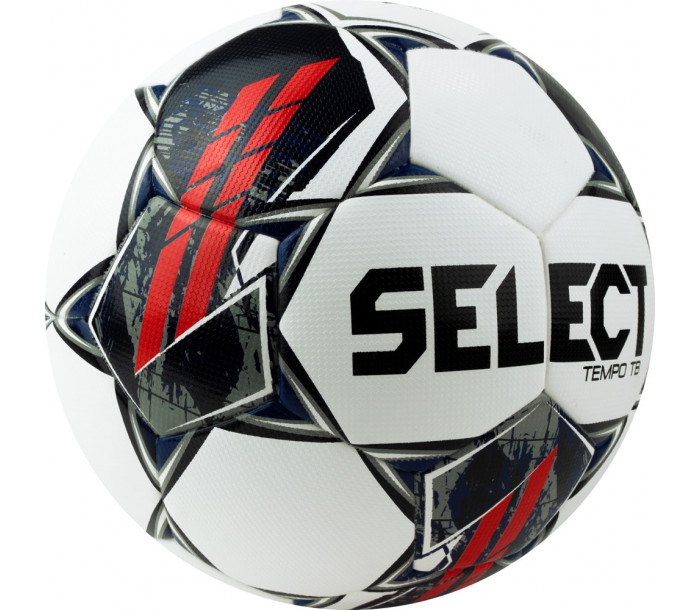Мяч футбольный "SELECT Tempo TB V23", р.5, FIFA Basic, ПУ, термосшивка, бело-сине-красный-фото 2 hover image