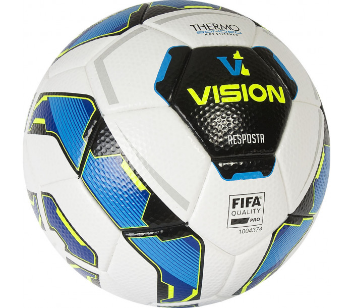 Мяч футбольный "VISION Resposta",р.5,FIFA Quality Pro, термосшивка, белый-мультиколор