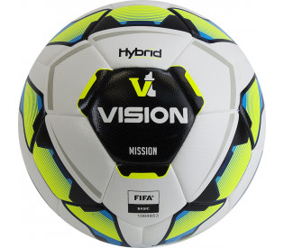 Мяч футбольный "VISION Mission" р.4, белый-мультикол