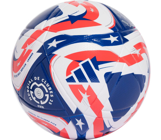 Мяч футбольный "ADIDAS FCWC League" JD3824, FIFA Quality, р.5 бело-сине-красный Белый image