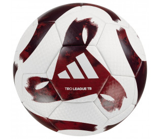 Мяч футбольный "ADIDAS Tiro League TB HZ1294", р.5, FIFA Basic, 32 панели, ПУ, термосшивка, бело-бордовый