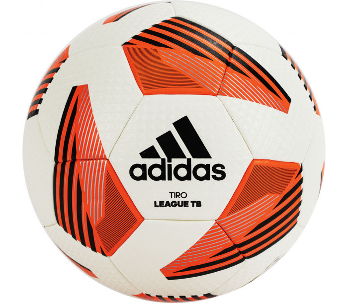 Мяч футбольный "ADIDAS Tiro League TB", р.5, IMS, 32 панели, ПУ, термосшивка, бело-оранжевый