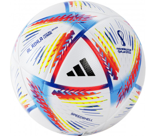 Мяч футбольный "ADIDAS WC22 LGE" р.5, FIFA Quality, мультиколор Белый image