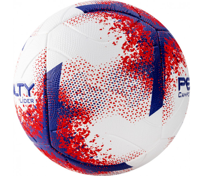 Мяч футбольный "PENALTY BOLA CAMPO LIDER XXI",р.5, бело-сине-красный-фото 2 hover image