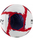 Мяч футбольный "PENALTY BOLA CAMPO S11 R2 II XXI", бело-сине-красный. Белый-фото 4 additional image