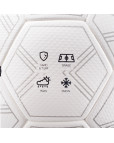 Мяч футбольный "TORRES T-Pro", р.5, PU-Microfibra, 4 подкладочных слоя, термосшивка, белый-мультиколор Белый-фото 5 additional image
