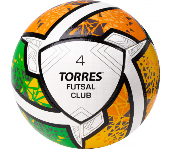 Мяч футзальный "TORRES Futsal Club"р.4 Белый image