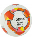 Мяч футзальный "TORRES Futsal Match" р.4 Белый-фото 2 additional image