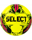Мяч футзальный "SELECT Futsal Attack V22", р.4, 32п, ПУ, ручная сшивка, жёлто-зелёно-розов-фото 4 additional image